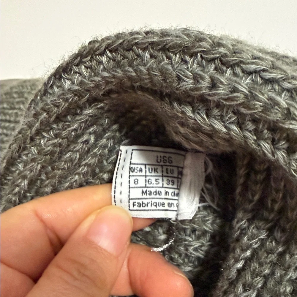 Authentic UGG Australia Classic Cardi boots Gray Size 8 - Picture 11 of 12